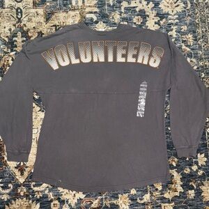 Venley Cotton Women’s XL TN Volunteers Gray Graphic Long Sleeve T-Shirt TN VOLS
